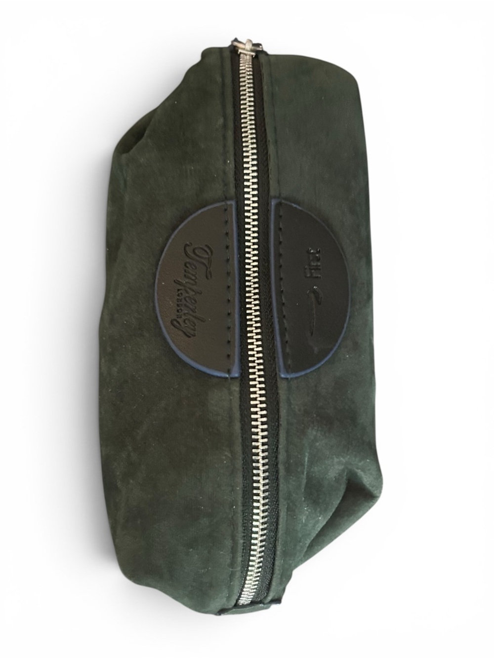Temperley London for British Airways First Class Green Suede Cosmetic Bag Travel